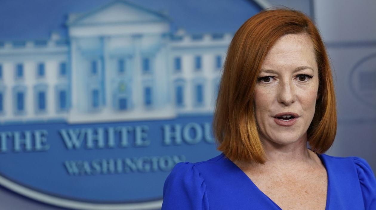 La portavoz de la Casa Blanca, Jen Psaki.