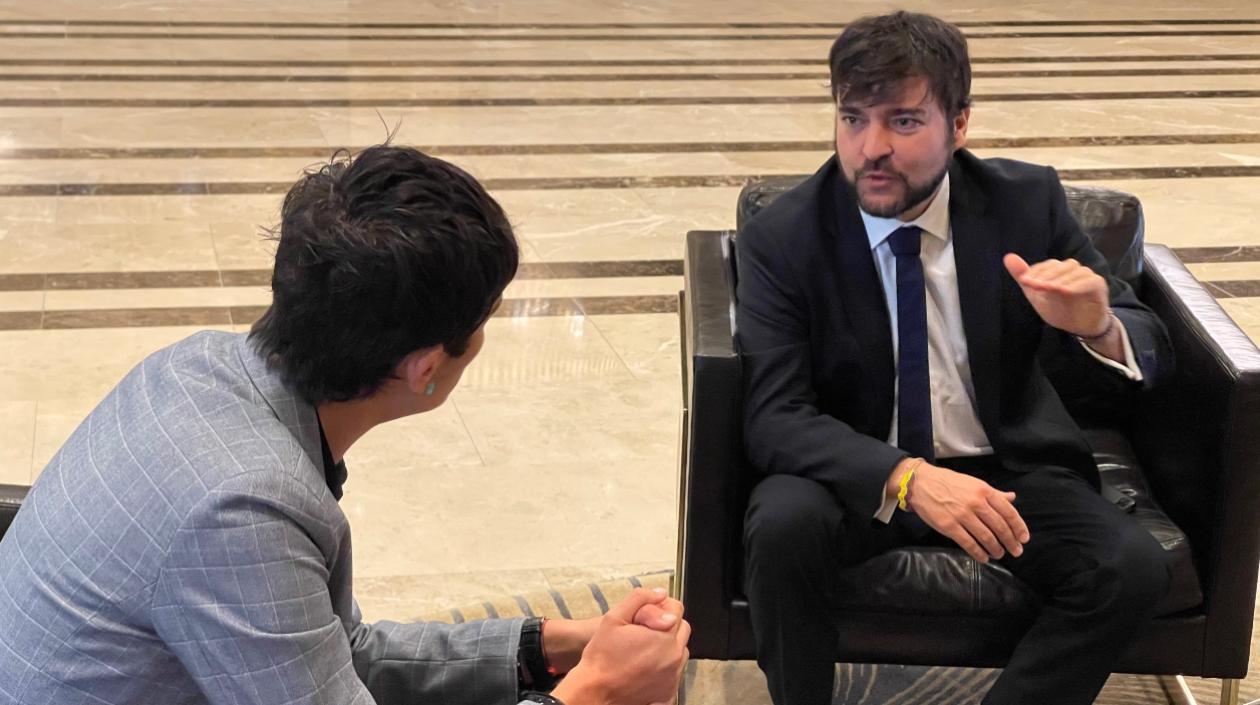 El Alcalde de Barranquilla, Jaime Pumarejo.