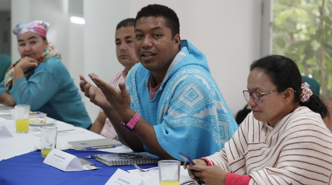 El candidato Jhon Fredy Bocanegra.