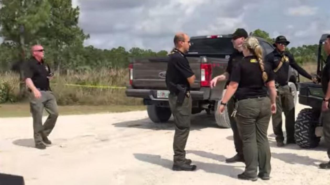 Autoridades registran un área de Hungryland Wildlife.