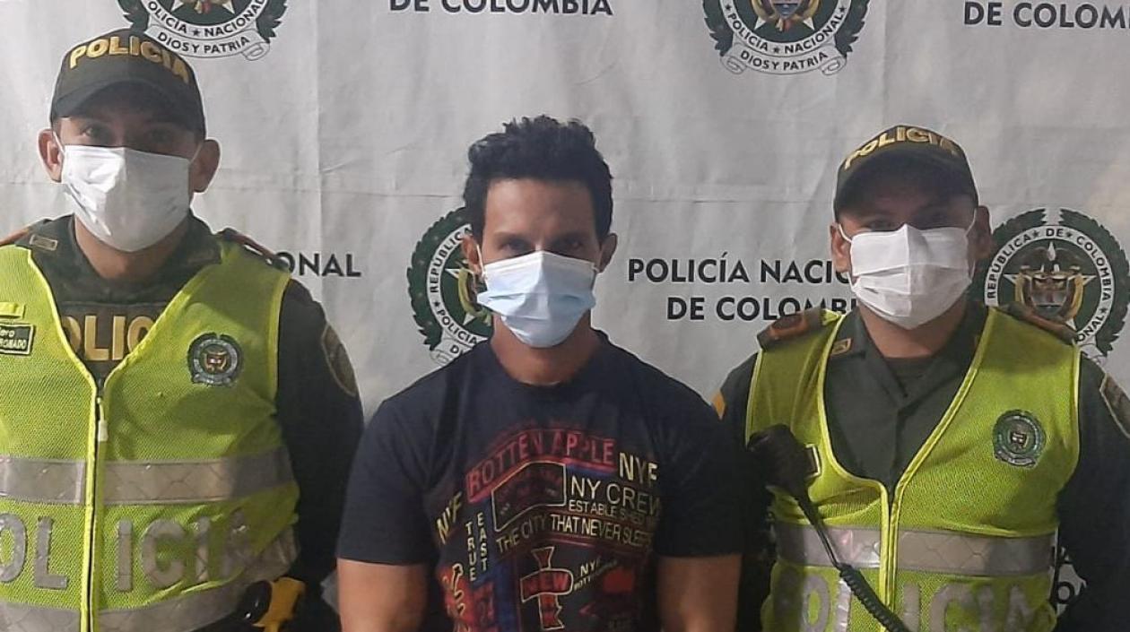 Jaime Antonio Navarro García, el capturado.