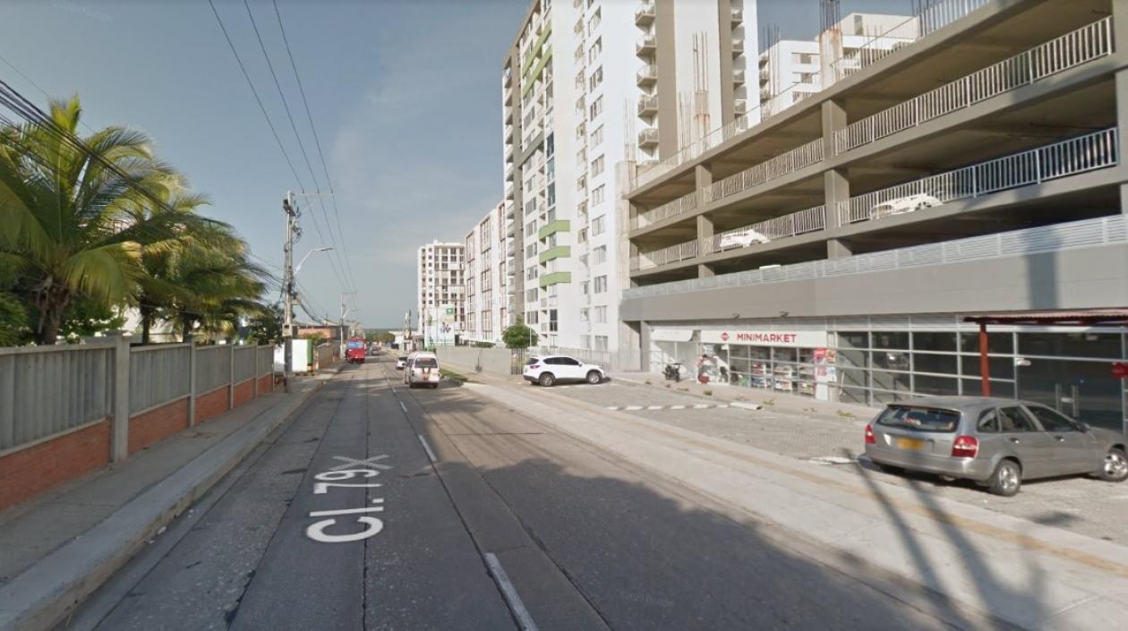 Calle 79 entre carreras 74 y 75.