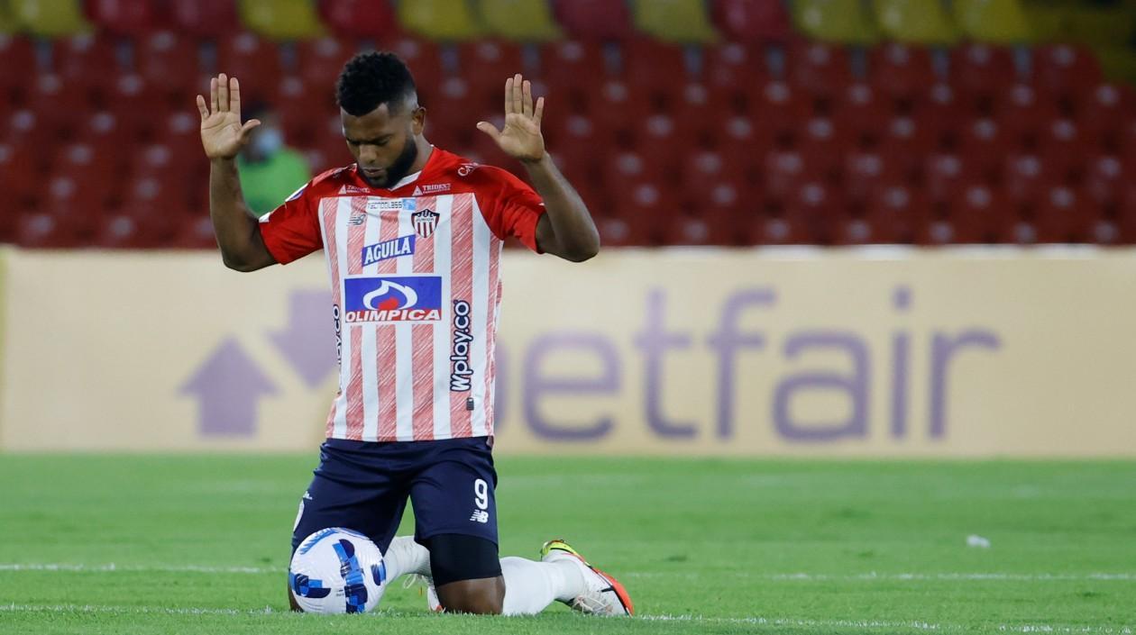 Miguel Ángel Borja, delantero de Junior. 