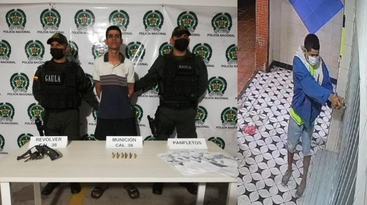 Alias 'Cotorro' fue capturado por el Gaula de la Policía. 