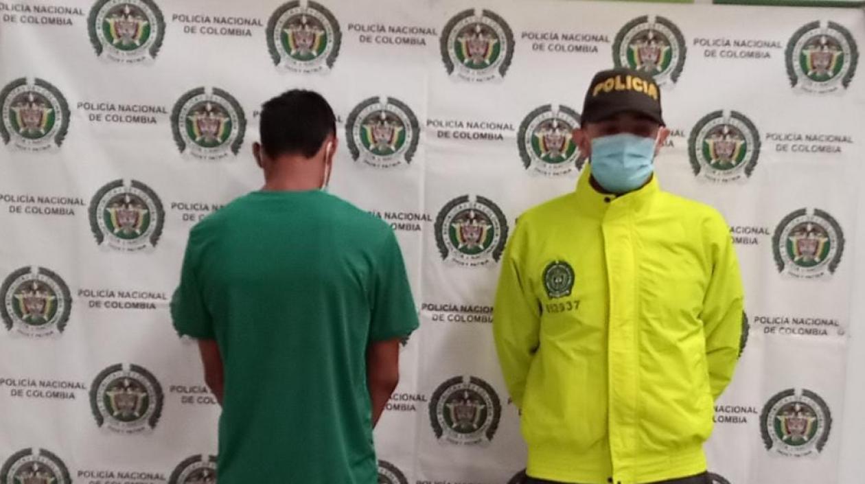 Adolescente capturado.  