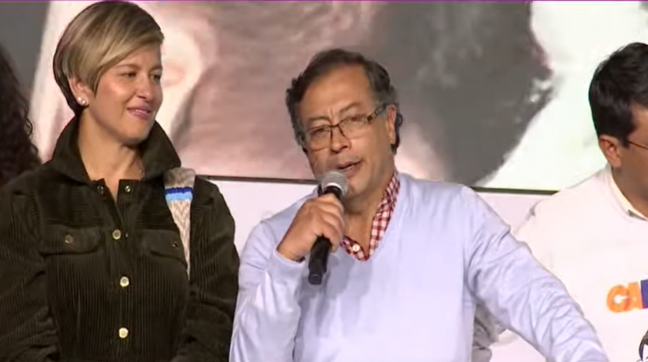 Gustavo Petro, candidato presidencial por el Pacto Histórico.