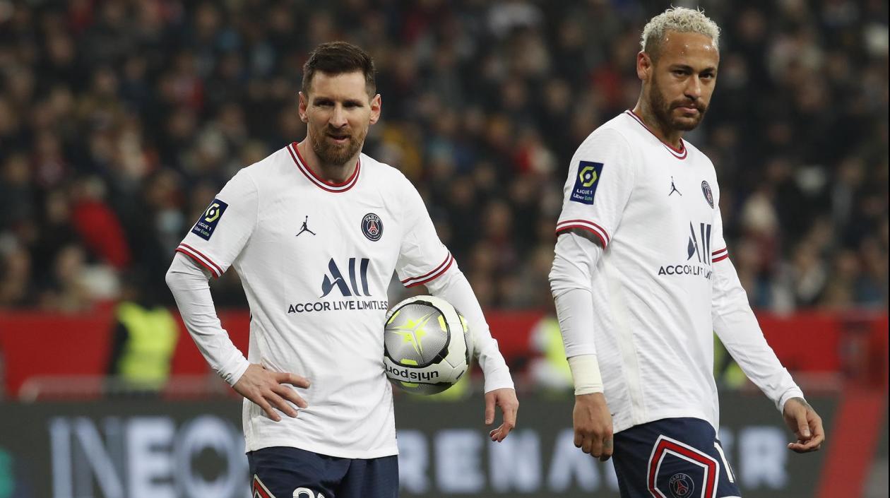 Lionel Messi y Neymar. 