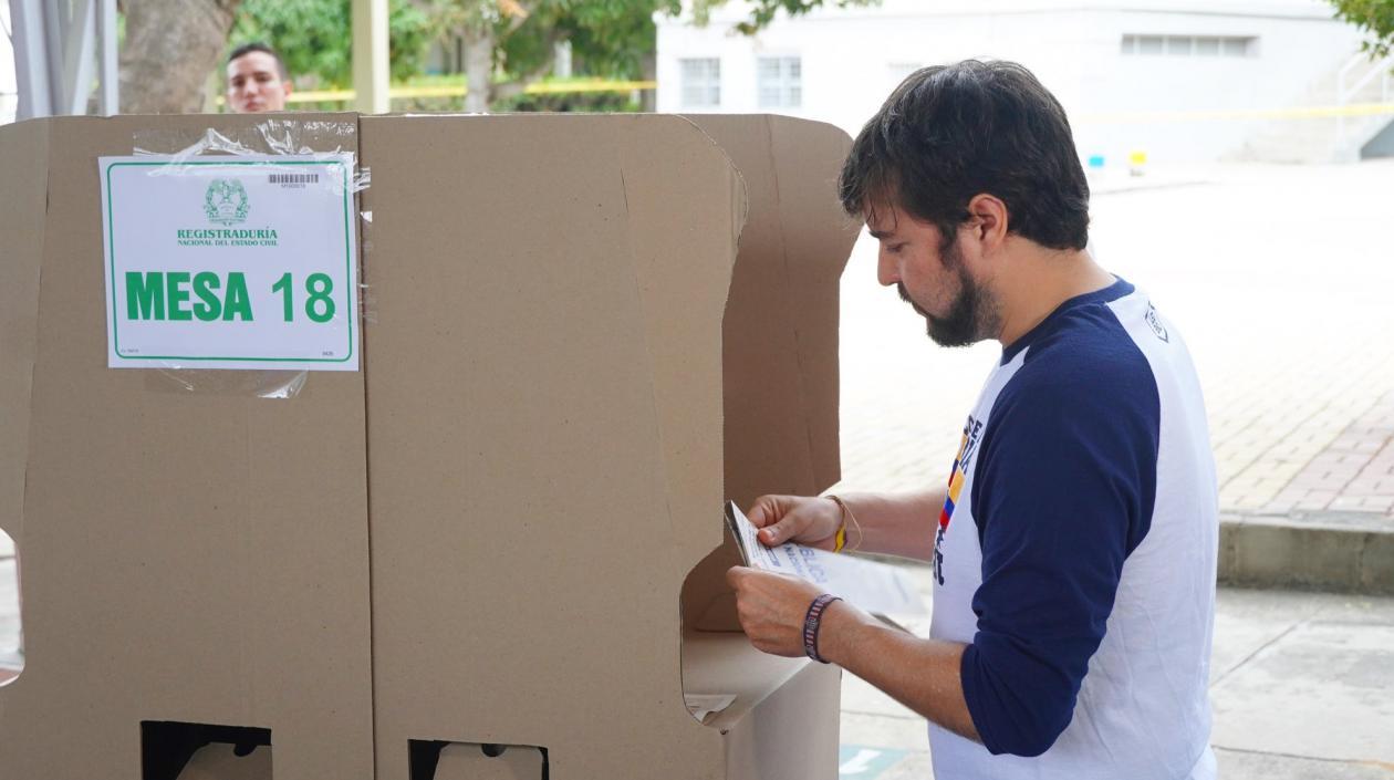 El Alcalde de Barranquilla, Jaime Pumarejo.