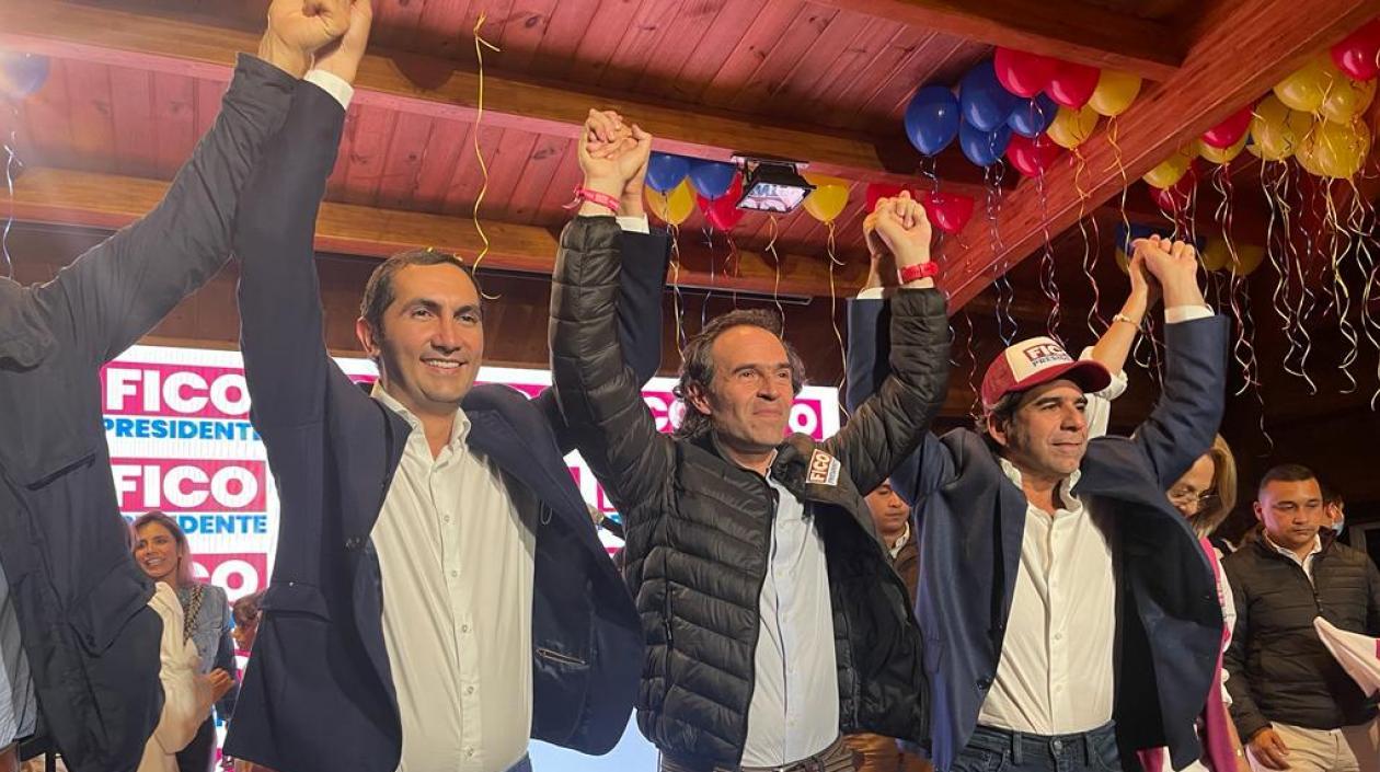 David Barguil, Fico Gutiérrez y Alejandro Char.