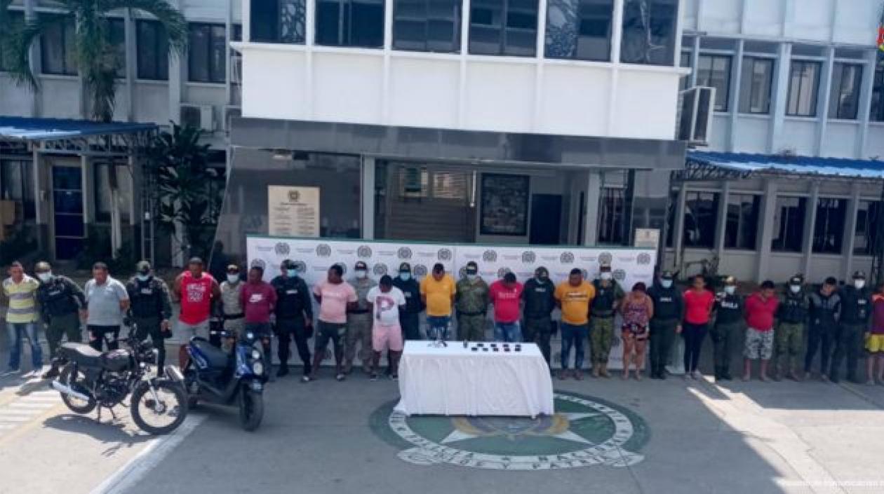 Los capturas fueron realizadas en el departamento de Sucre. 