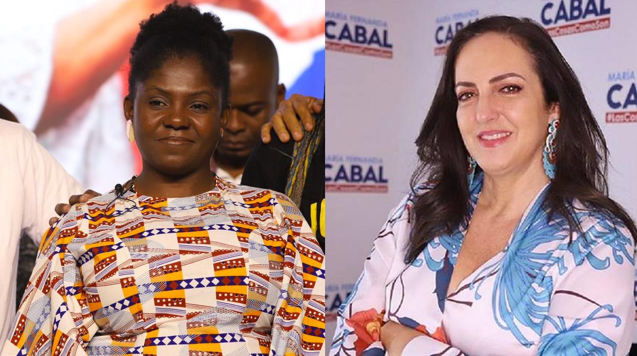 Francia Márquez y María Fernanda Cabal