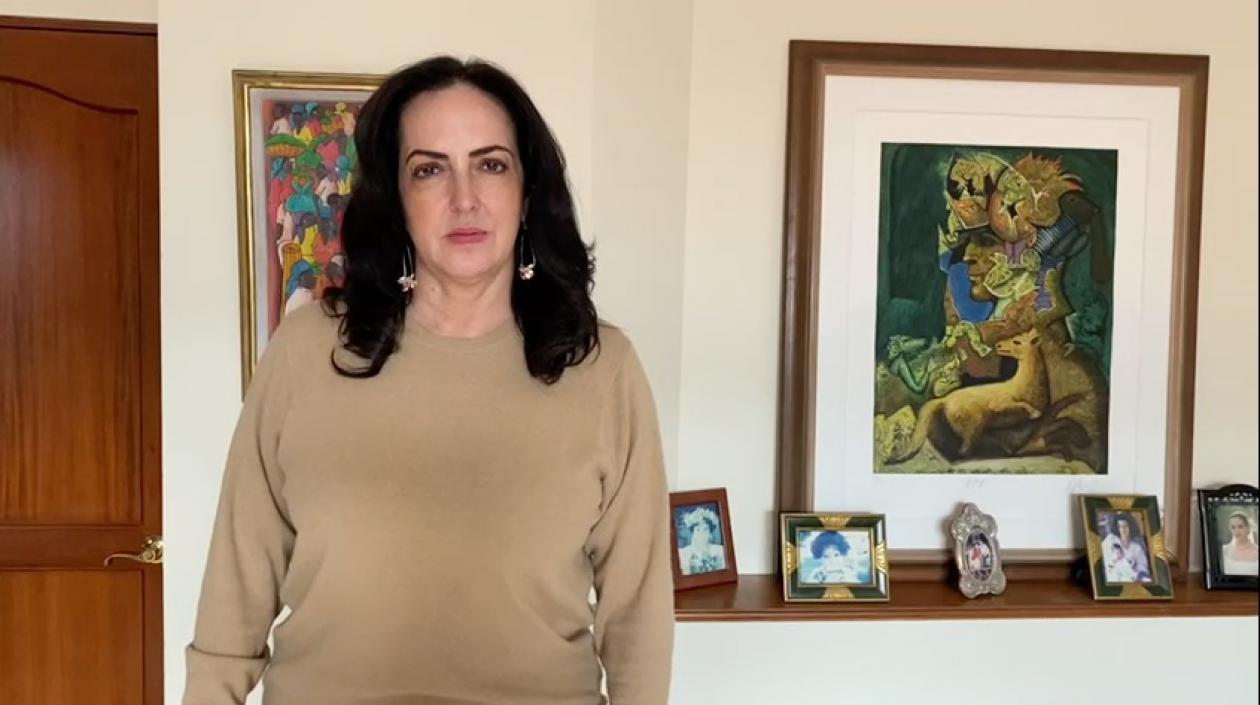 María Fernanda Cabal, senadora.