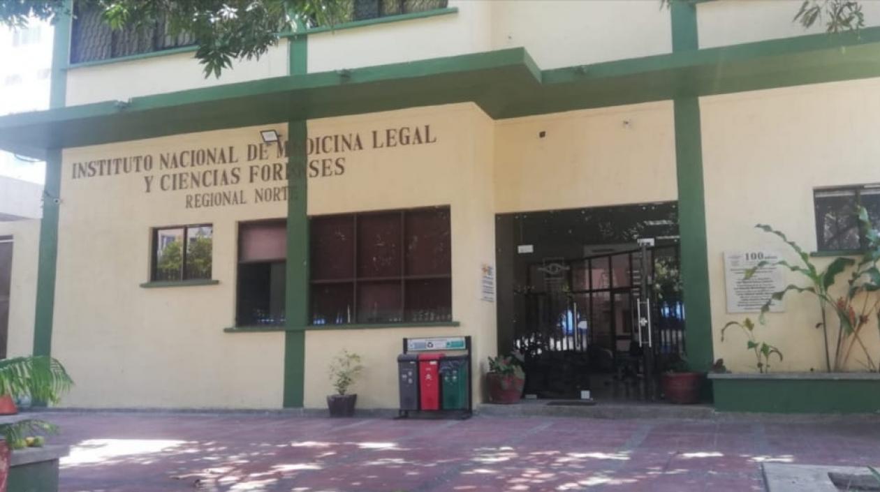 Fachada de Medicina Legal en Barranquilla.