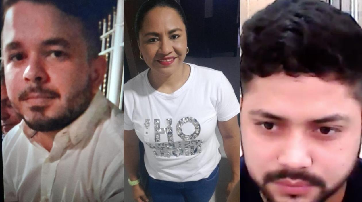 Andrés Mauricio Álvarez Vega, Liliana Segovia Navarro y Jairo Medina Vega.