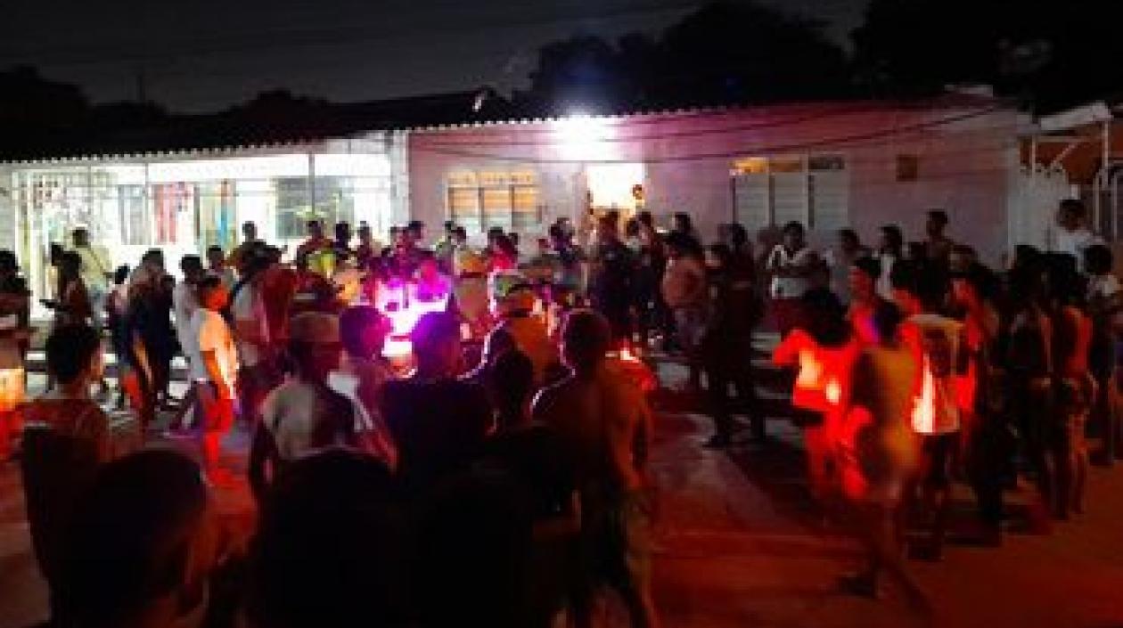 Lugar de los hechos en el barrio Ferrocarril.