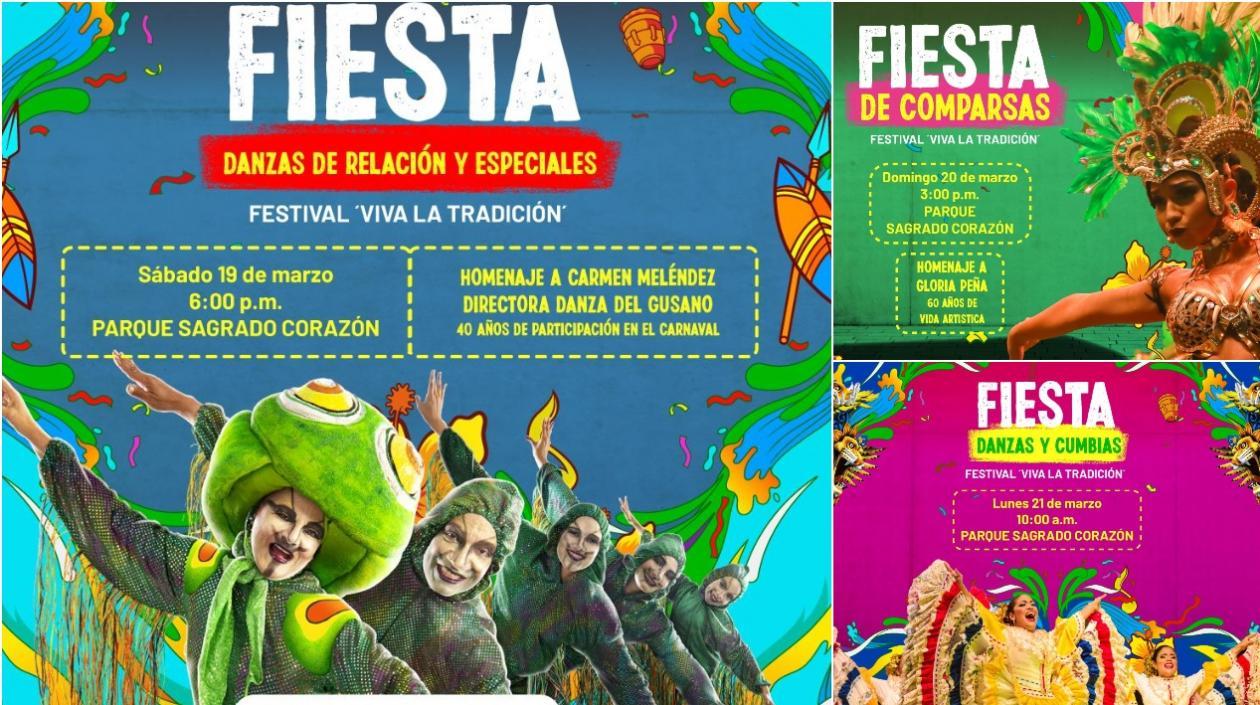 Fin de semana de tradición en el Parque Sagrado Corazón.