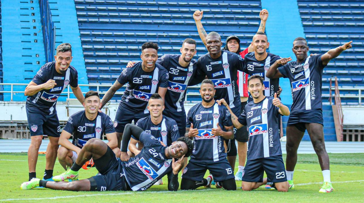 Junior durante un entrenamiento. 