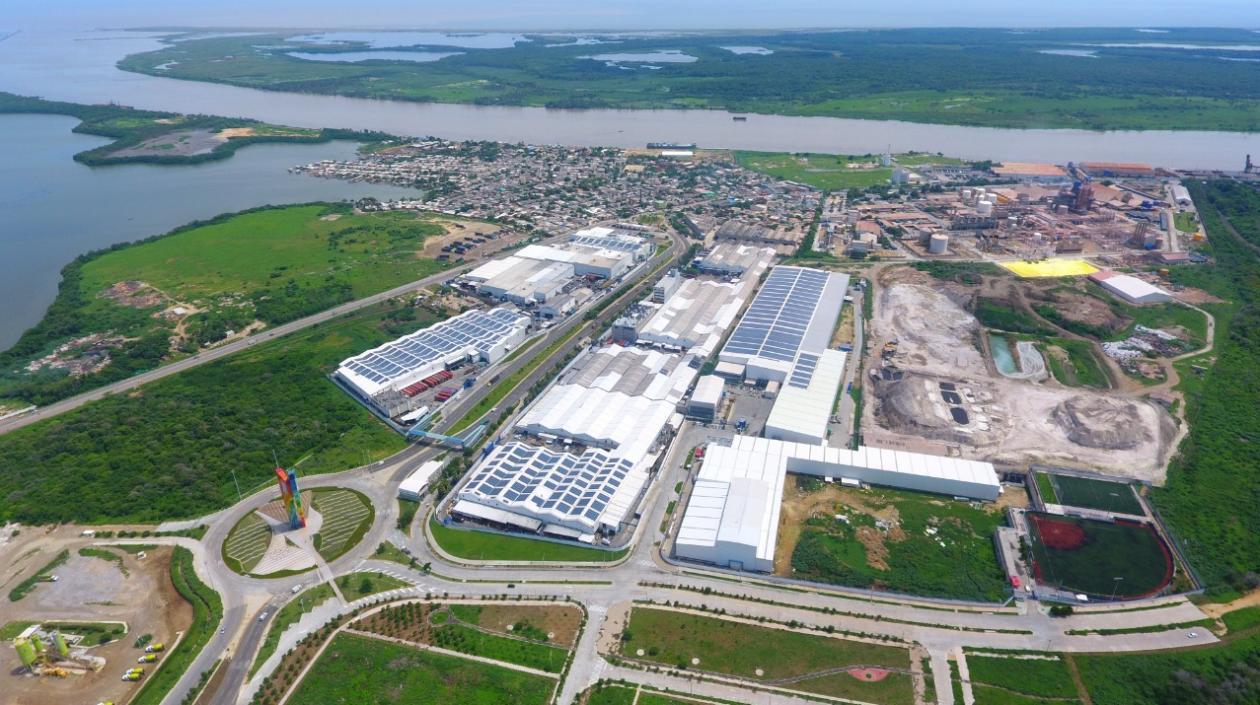 Tecnoglass, planta en Barranquilla.