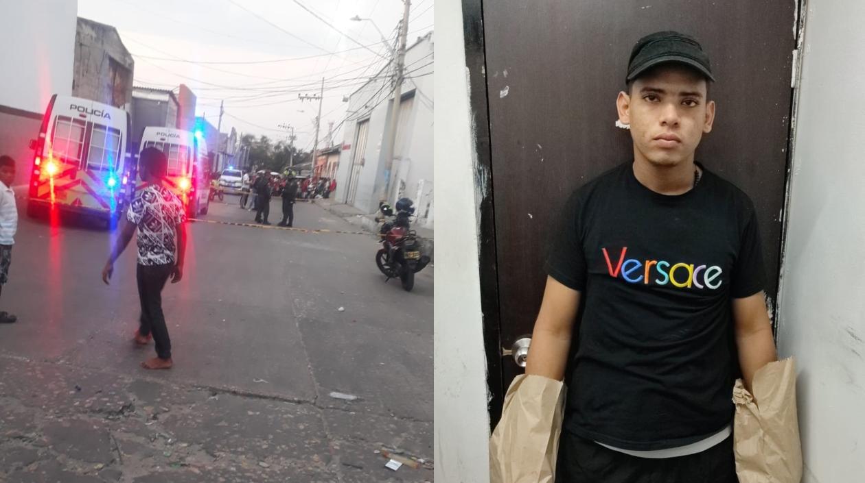 Aldair Junior Fontalvo Cabrera, alias '5 tiros' o 'Llega llega'.