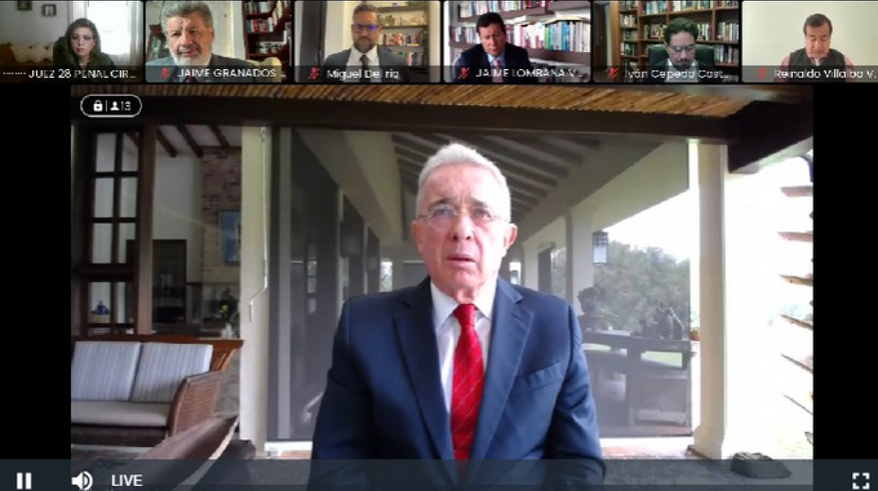 El expresidente de Colombia, Álvaro Uribe Vélez.