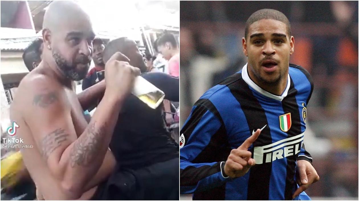 Adriano, exjugador brasileño. 
