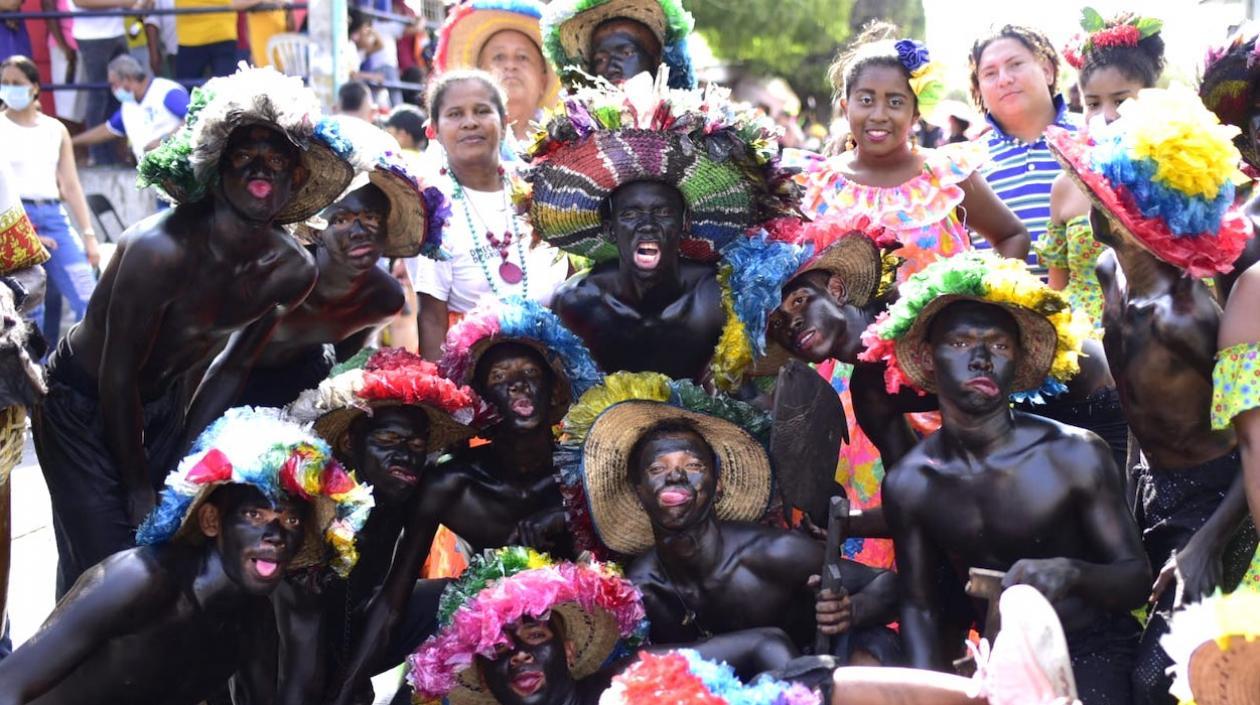 Un grupo de participantes.