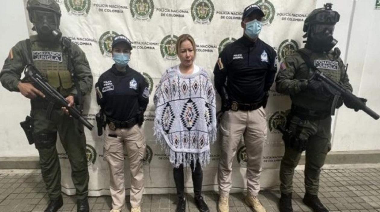 Íngrid Edith Varón Cadena, alias 'La mona'.