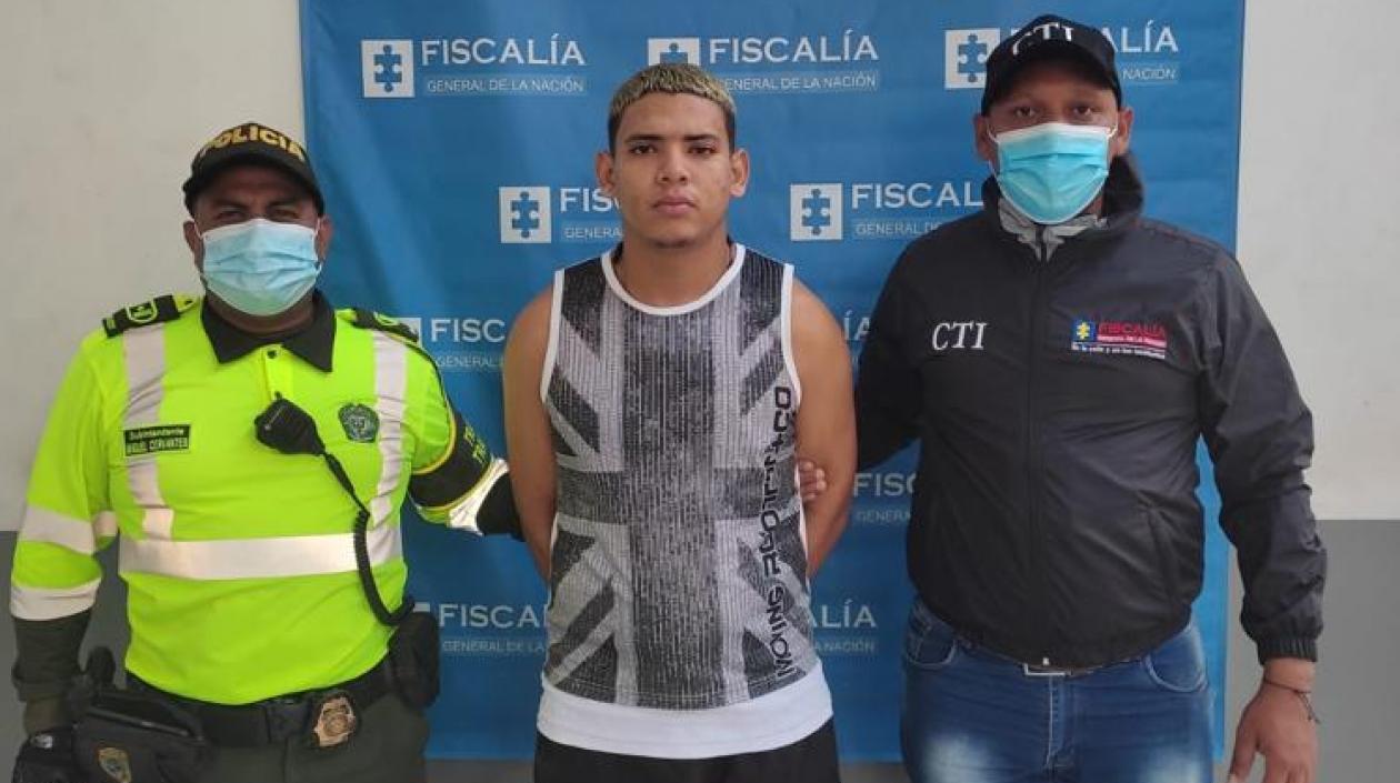 Aldair Junior Fontalvo Cabrera, capturado.