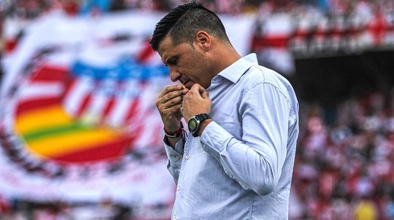 Juan Cruz Real, DT del Junior.