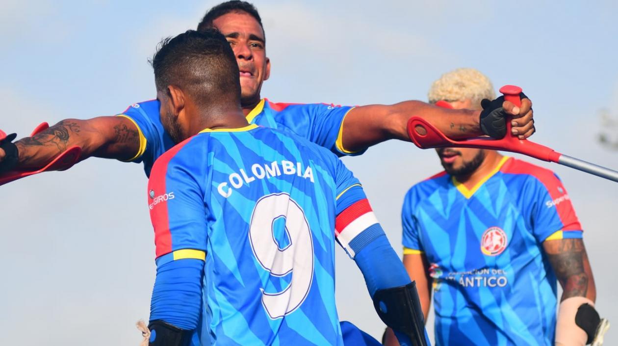 Jugadores de la Selección Colombia de Amputados. 