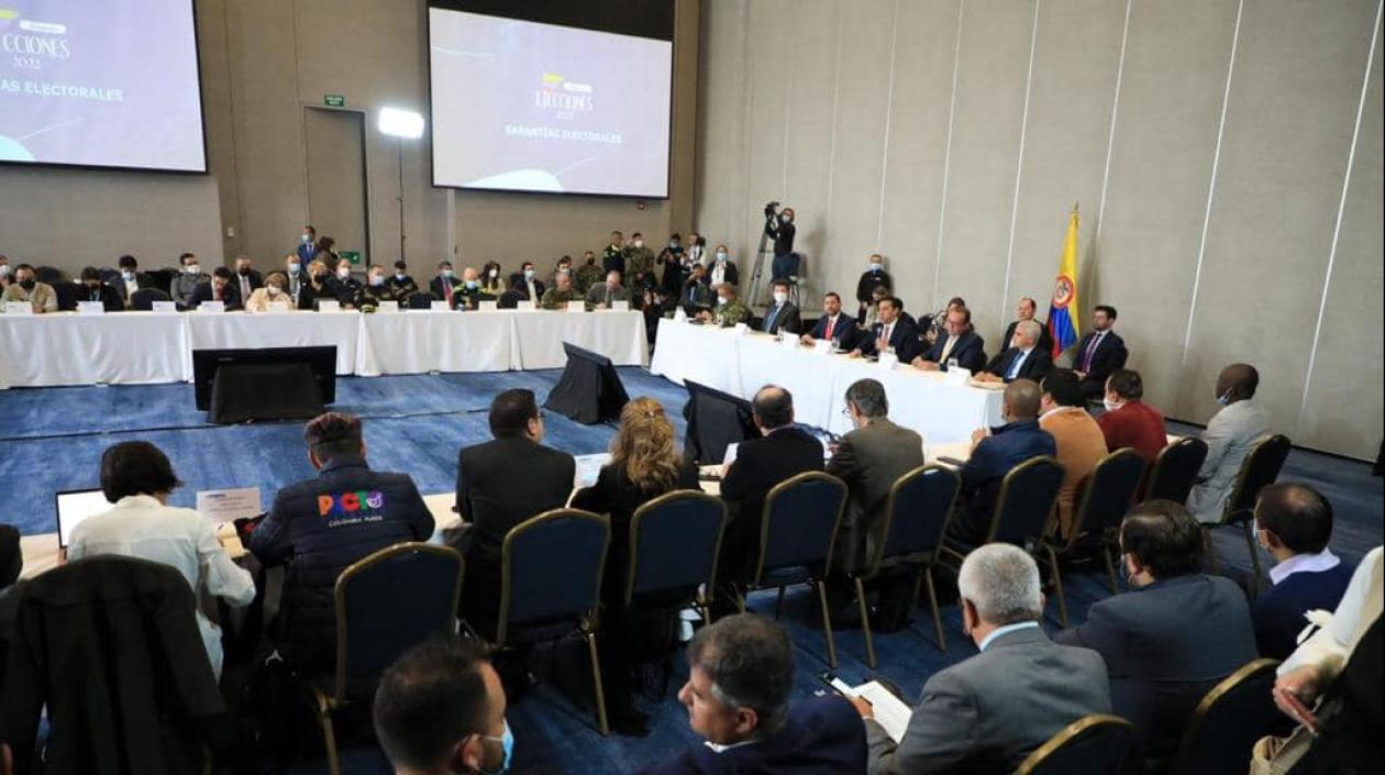 Reunión de la Comisión Nacional para la Coordinación y Seguimiento de los Procesos Electorales.