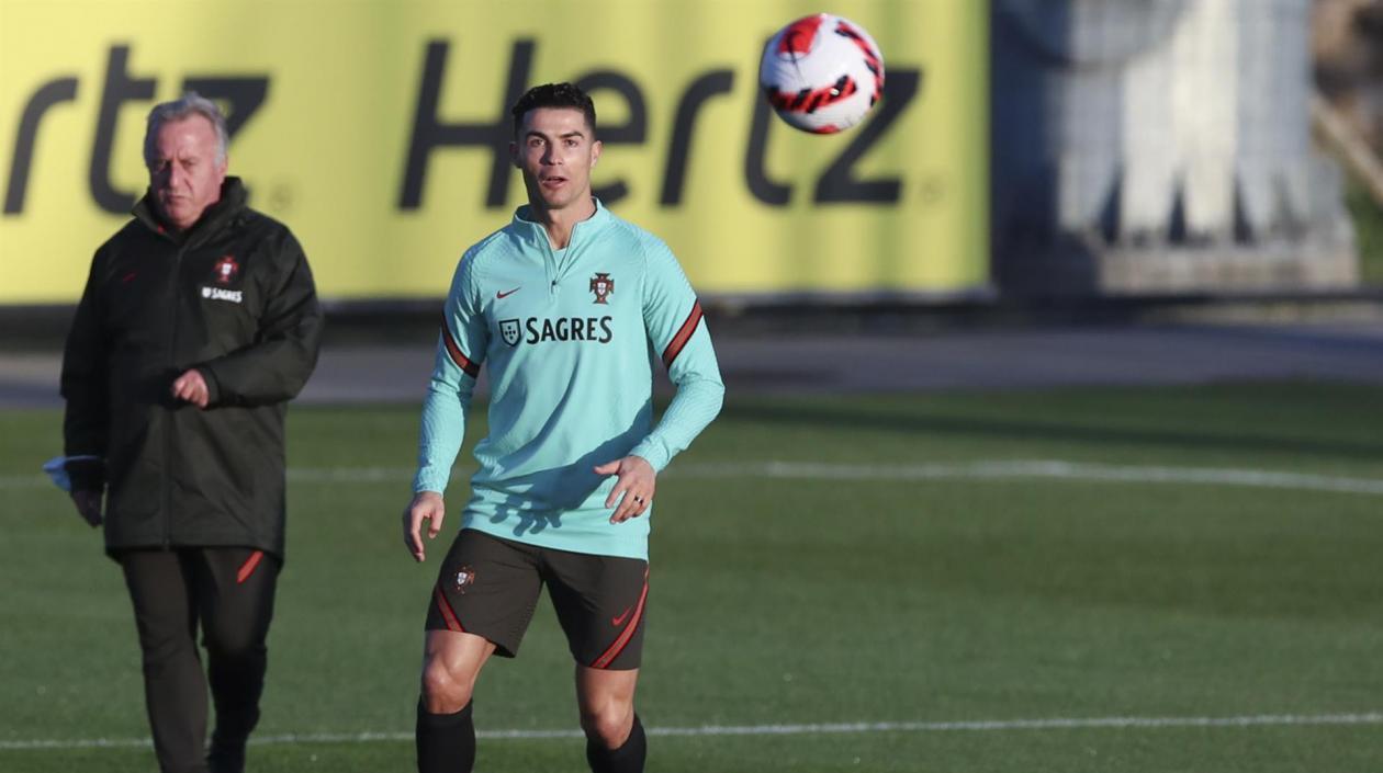 Cristiano Ronaldo, delantero portugués. 