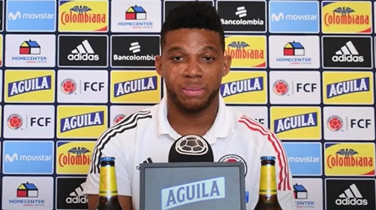 Frank Fabra, lateral de la Selección Colombia. 