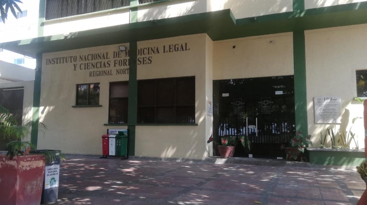 Fachada de Medicina Legal en Barranquilla.