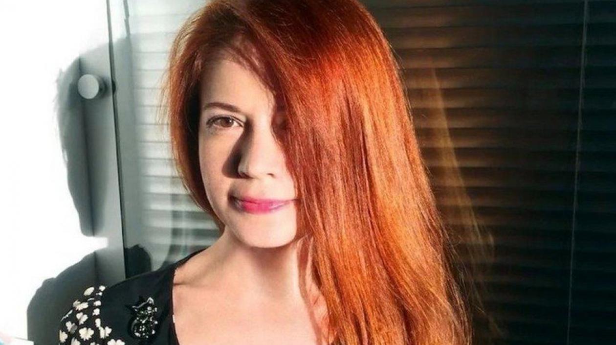 La periodista rusa Oxana Baulina.