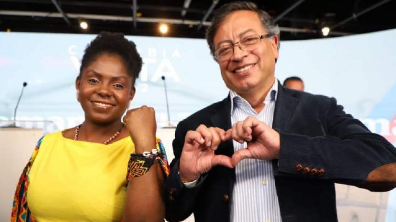 Francia Márquez y Gustavo Petro.