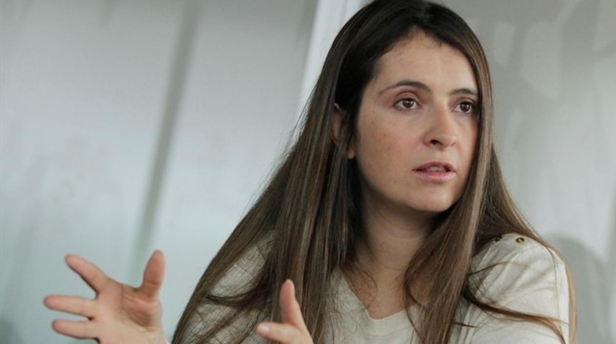 La senadora Paloma Valencia.