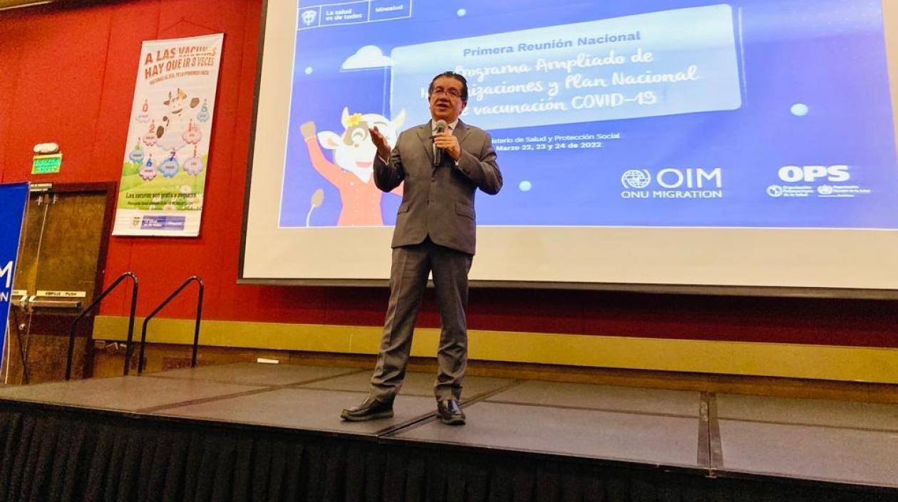 El ministro de Salud y Protección Social, Fernando Ruiz Gómez.