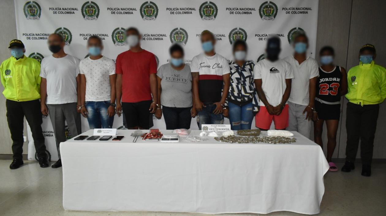 Los capturados quedaron a disposición de la Fiscalía. 