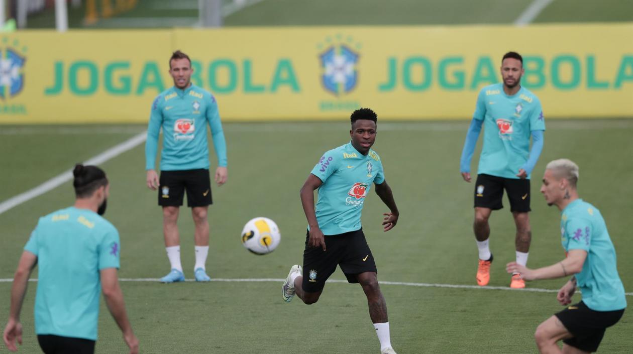 Vinicius Jr., jugador brasileño. 