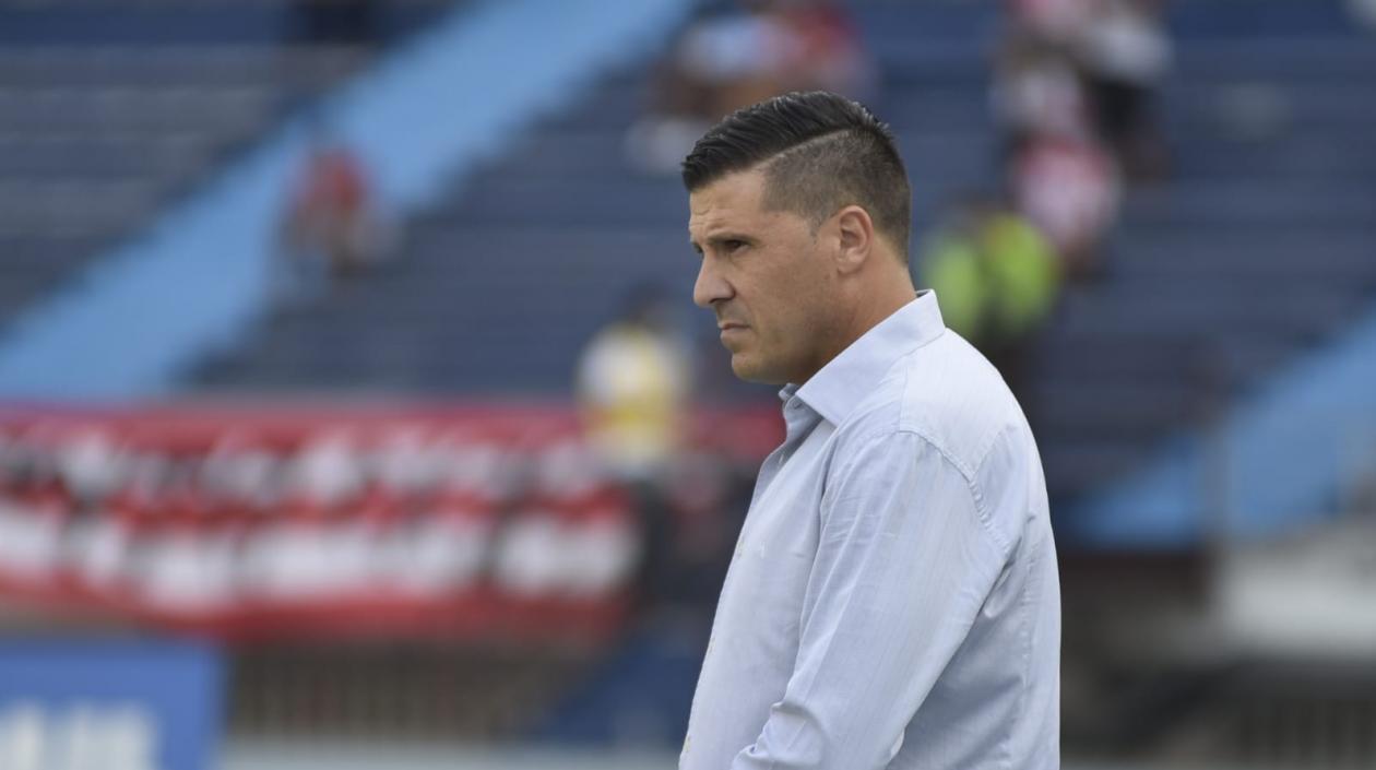 Juan Cruz Real, entrenador de Junior. 