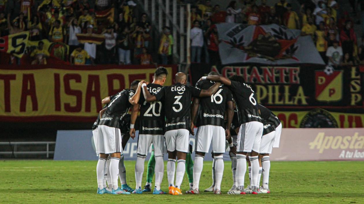 Junior en un parido de visitante. 