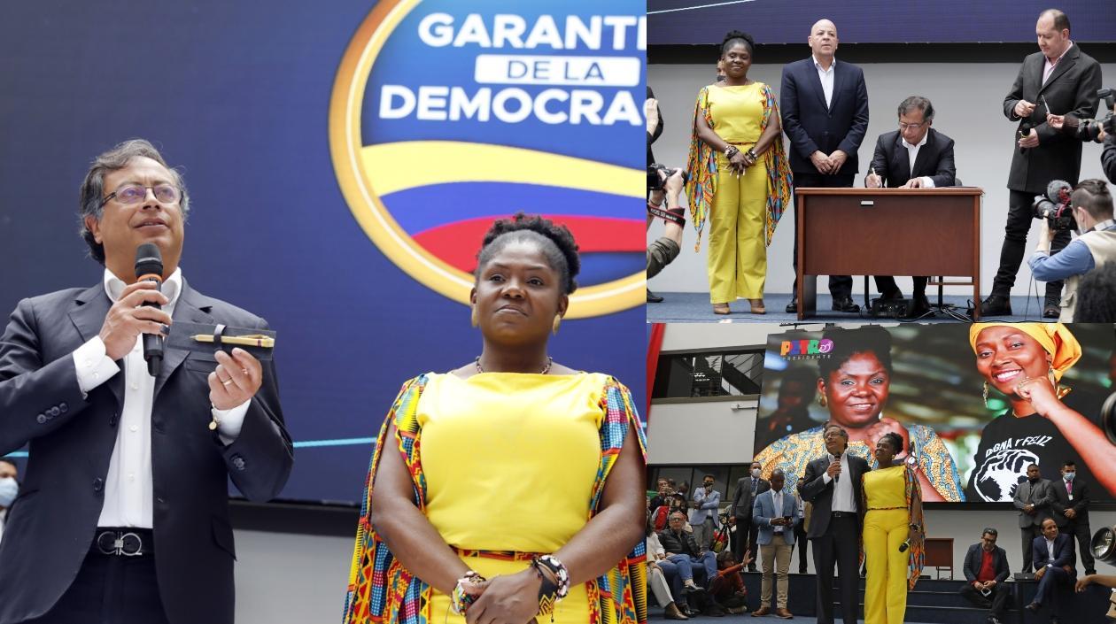 Gustavo Petro y Francia Márquez.