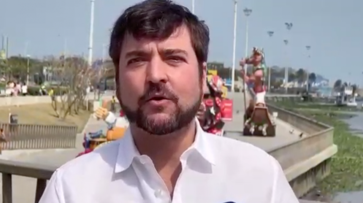 El Alcalde de Barranquilla, Jaime Pumarejo.