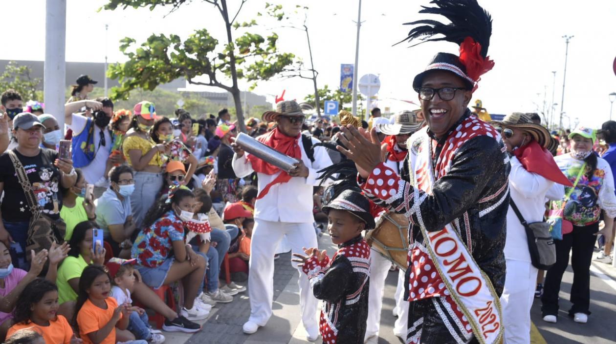 Kevin Torres, Rey Momo del Carnaval 2022. 