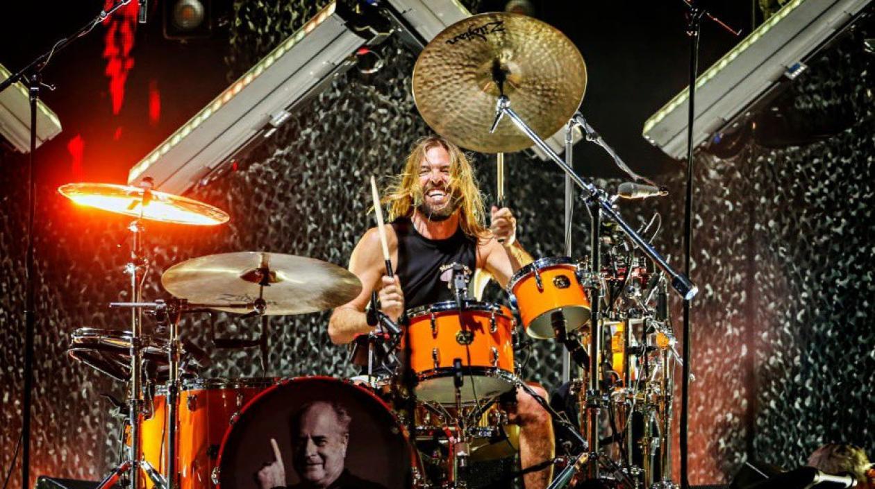 El baterista Taylor Hawkins.