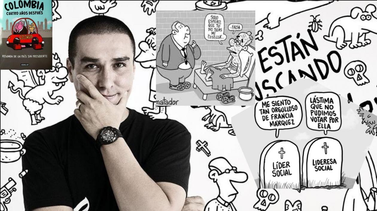 Julio César González, caricaturista.