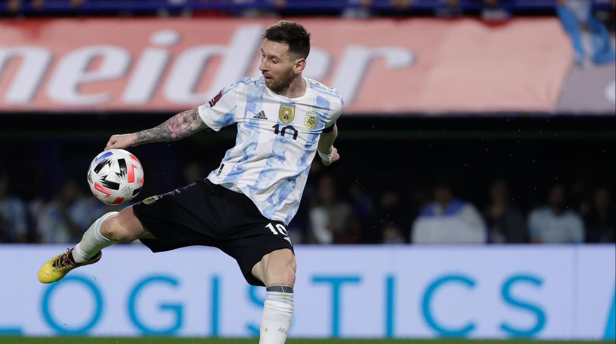 Lionel Messi, delantero argentino. 
