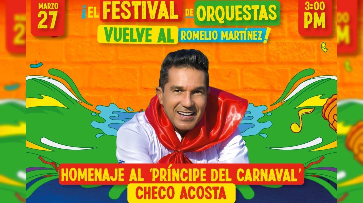 Checo Acosta, cantante soledeño.