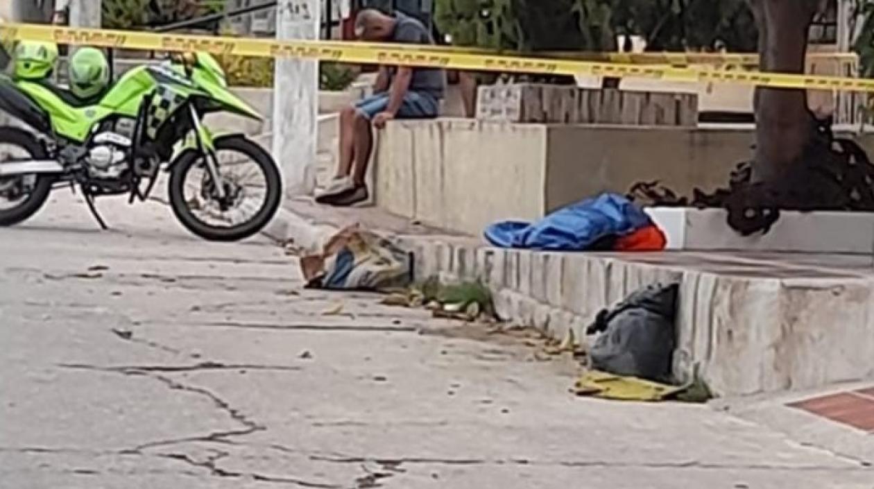 Lugar de los hechos en el barrio La Victoria.